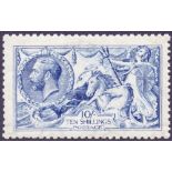 GREAT BRITAIN STAMPS : 1915 10/- Deep Blue, superb unmounted mint SG 411 Cat £5,