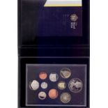 COINS : 2012 UK Delux proof coin set in special case with papers