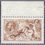 GREAT BRITAIN STAMPS : 1915 2/6 Bright Yellow Brown,