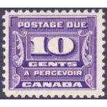 STAMPS : CANADA : 1933 unmounted mint postage dues set SG D14-17