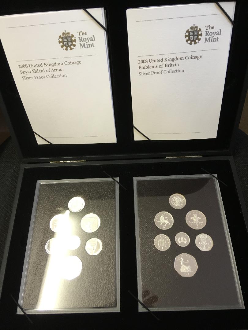 COINS : 2008 Silver Proof Royal Shields