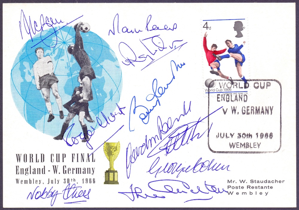 AUTOGRAPHS : FOOTBALL , collection of st - Image 2 of 20