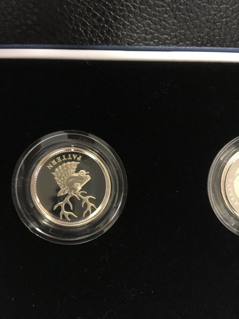 COINS : 2004 £1 Silver proof "Pattern" b