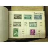 STAMPS : Collection in 5 old ledger type homemade albums, All World mint and used,