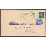 FIRST DAY COVER : 1956 1d Violet Blue Postage Due used on 7th June 1956.