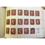 STAMPS : Two old ledger type albums with mainly Great Britain issues,