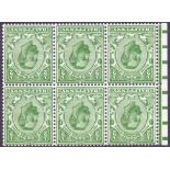 STAMPS : GREAT BRITAIN : 1912 1/2d Green,