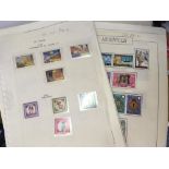 STAMPS : BRITISH COMMONWEALTH, various QEII mint & used sets & singles etc on album pages.