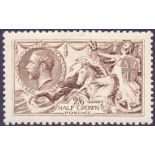 STAMPS : GREAT BRITAIN : 1915 2/6 Grey Brown, unmounted mint ,