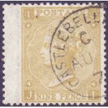 STAMPS : GREAT BRITAIN : 1867 9d Straw,