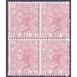 STAMPS : GREAT BRITAIN : 1879 2 1/2d Mauve plate 14,
