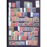 STAMPS : NEWFOUNDLAND : Collection on stock pages with some very useful Nova Scotia issues used,