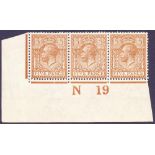 STAMPS : GREAT BRITAIN : 5d Yellow Brown,