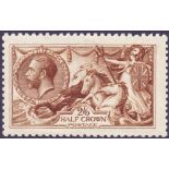 STAMPS : GREAT BRITAIN : 1915 2/6 Very Deep Brown,