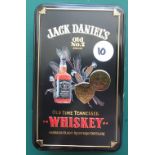 COINS : Black Jack Daniels tin with mixed World coins