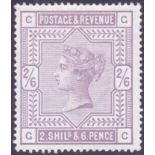STAMPS GREAT BRITAIN : 1883 2/6 Lilac,