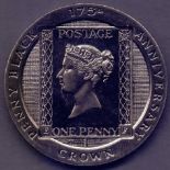 COINS : 2015 175th Anniversary of the Penny Black medallion in special display case