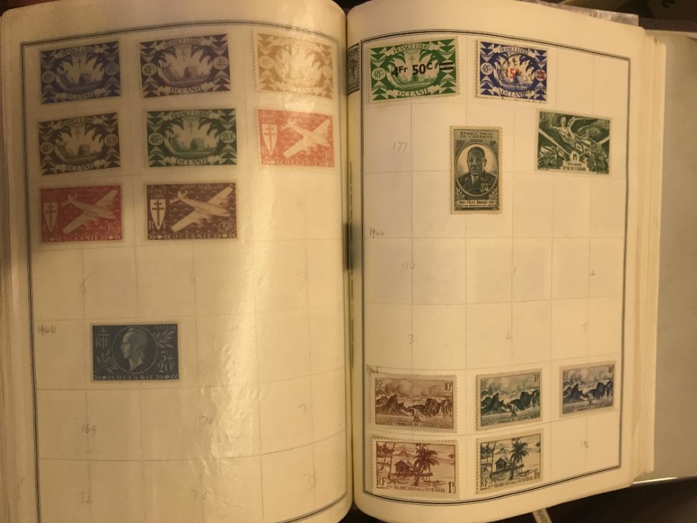 STAMPS : Four albums, USA, Switzerland, Portuguese Colonies, and French Colonies, - Image 3 of 4