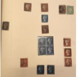 STAMPS : GREAT BRITAIN : Collection in Blue album and on loose pages, view with care please.