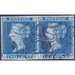 STAMPS : GREAT BRITAIN : 1841 2d Blue ,