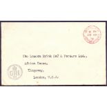 POSTAL HISTORY GREAT BRITAIN : 1938 cove