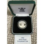 COINS : 1994 £2 Silver Proof coin in dis