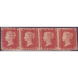 STAMPS : GREAT BRITAIN : 1841 1d Red in