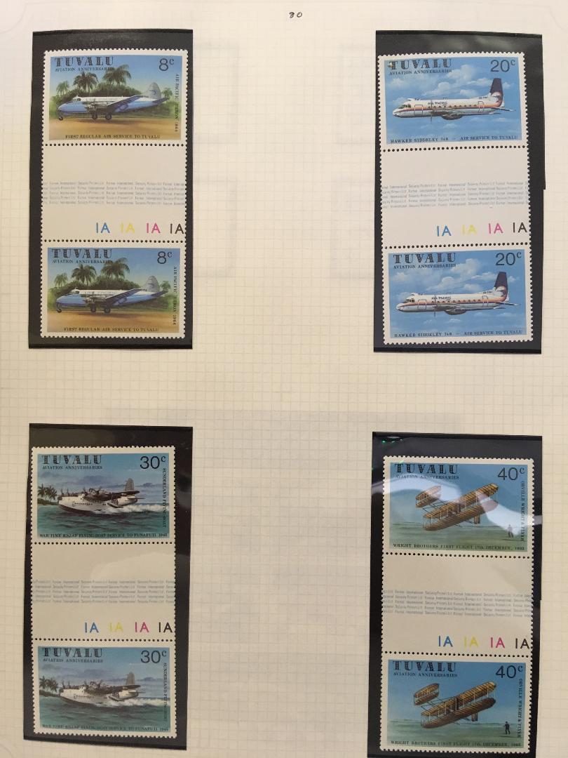 STAMPS : Aircraft stamps on album pages - Image 3 of 3