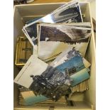 POSTCARDS : WORLD, box various sorted in