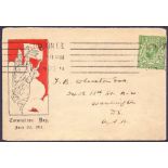 FIRST DAY COVER : 1911 Junior Philatelic cover 1/2d GV Coronation, hand addressed,