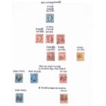 STAMPS NETHERLANDS : 1852 to 1940s mint & used collection on pages in binder.