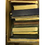 STAMPS : Glory box containing 13 albums/stock-books