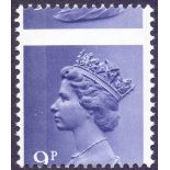 GREAT BRITAIN STAMPS : 9p Deep Violet, unmounted mint,