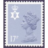 GREAT BRITAIN STAMPS : NORTHERN IRELAND, 1986 17p grey-blue U/M, type II, SG NI 43Ea.