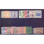 STAMPS MALAYA : JAPANESE Occupation issues on Stock Card various issues including postage dues,