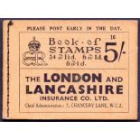 GREAT BRITAIN STAMPS : 1936 5/- Booklet edition 16,