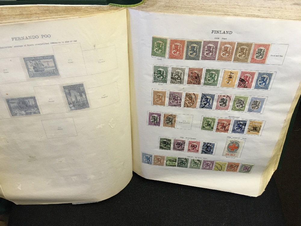 STAMPS : Ideal World album 1915- 1930 Volume two reasonably well,