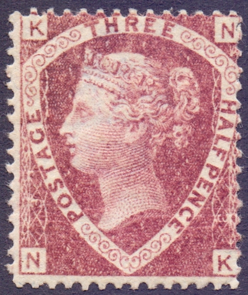 GREAT BRITAIN STAMPS : 1870 1 1/2d Rose