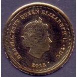 COINS : 2015 Tristan Da Chuna solid 9ct