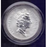 COINS : Australia 1996 1oz Silver Kangar