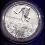 COINS : Australia 1997 1oz Silver Kangar