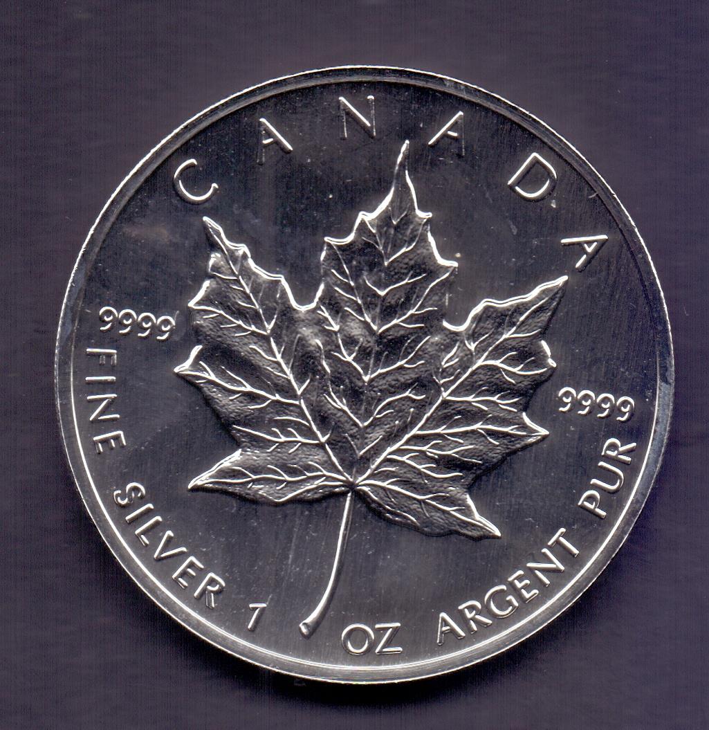 COINS : CANADA 1994 $5 Maple Leaf 1oz fi - Image 2 of 2