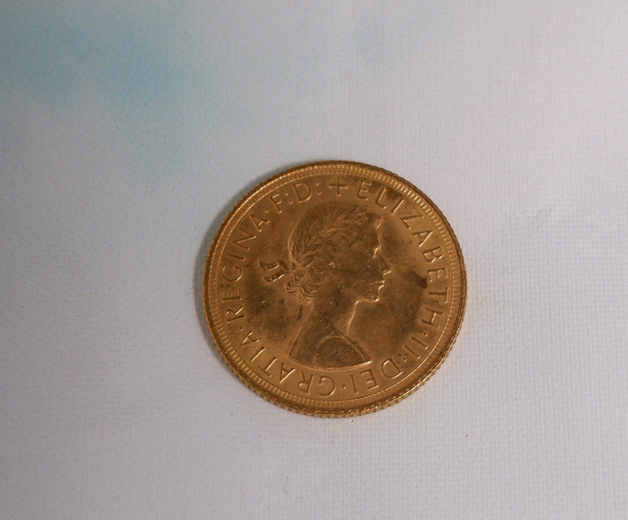 An Elizabeth II 1964 sovereign