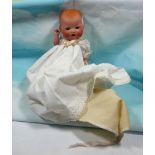 A German bisque headed doll by Armand Marseille, stamp to back of head 'A&M Germany 351/2 k', full