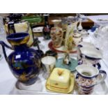 A selection of decorative china and glass
