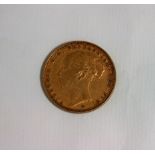 A Victorian 1886 sovereign