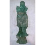 Ten Chinese hardstone figures of animals etc