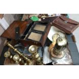 Masonic items, kitchen scales etc