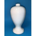 A Chinses blanc de chine inverted baluster vase 7"