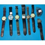 A selection of gents watches